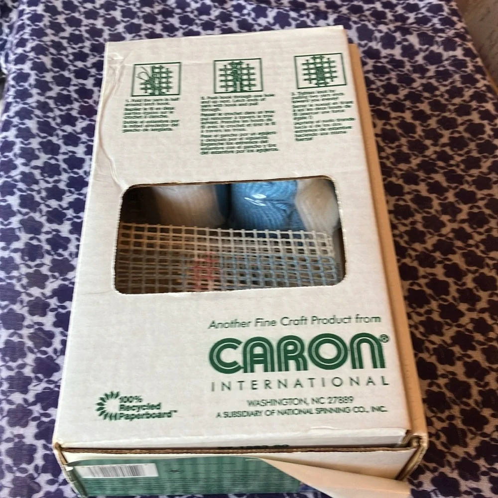 Caron Latch Hook Kit Natura Craft Carousel Horse P462 Pillow Top Wall Art 12x12”